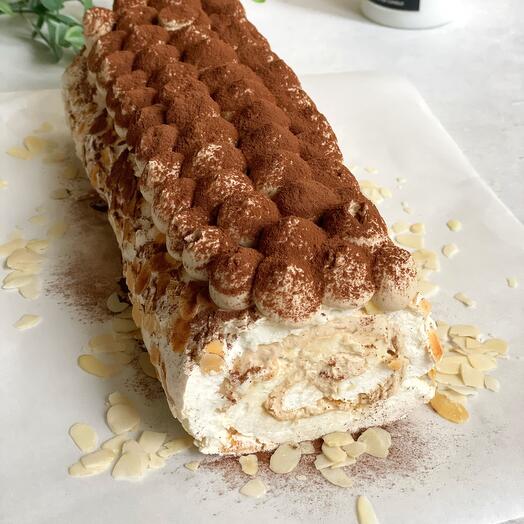 Меренговый рулет кофейно-шоколадный