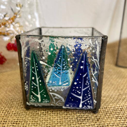 Подсвечник «Зимний лес»