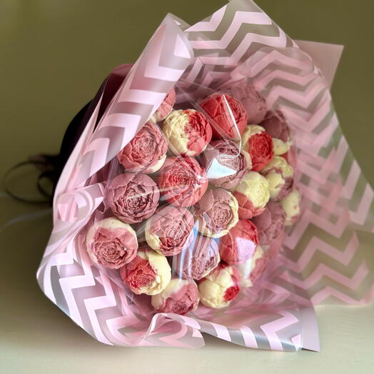 Шикарные шоколадные пионы