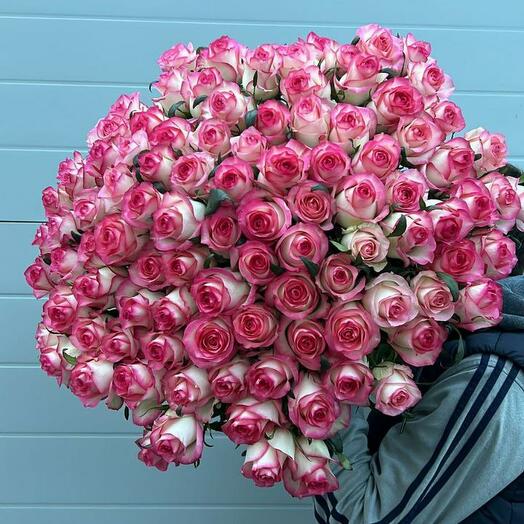 Bouquet of 101 Jumilia roses
