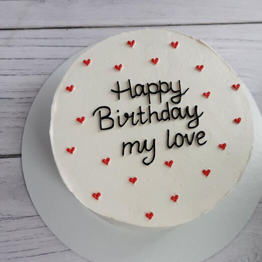Бенто торт 750гр happy birthday my love