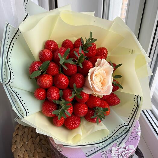Букет с розой