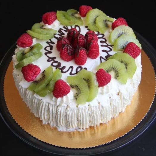 Layer cake con fruta