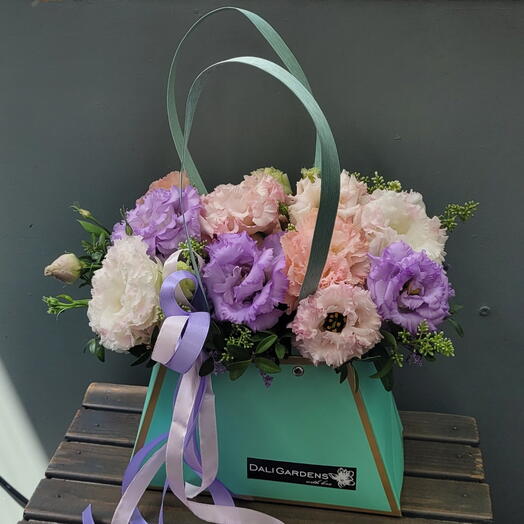 Композиция из эустомы 🌸