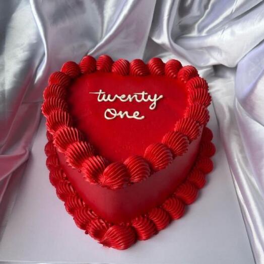 Торт сердце