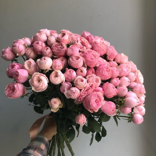 Пионовидные розы 31 шт
