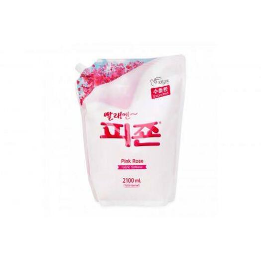Pigeon Regular Fabric Softener Pink Rose Кондиционер для белья с ароматом розы - 2,1 л (пакет)