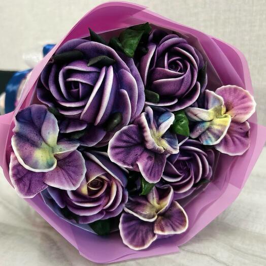 Букет из зефира, подарок < Лунная красавица>