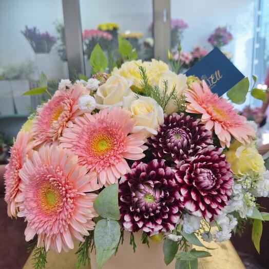 Цветы в коробке6