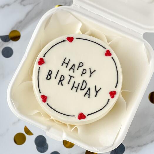 Бенто торт Happy birthday, С днём рождения