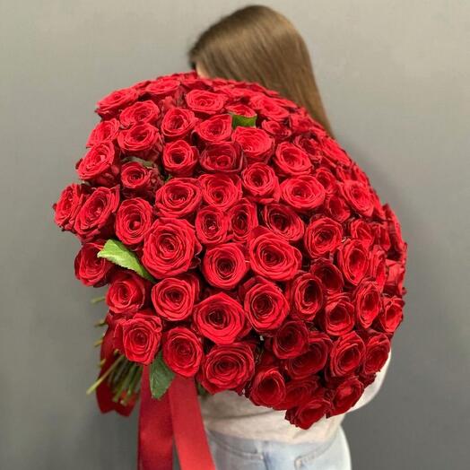 Красная 101 Роза