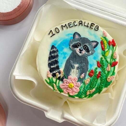 Бенто-торт енот