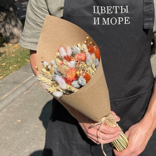 Букет сухоцветов «Осенний бархат»
