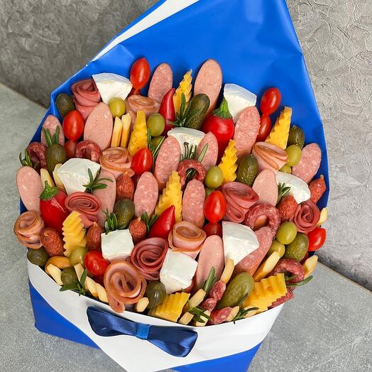 Мужской букет конверт