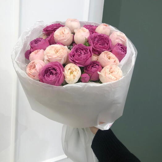 Mix Mademoiselle  💐🦋🍀 из очаровательных пионовидных кустовых роз