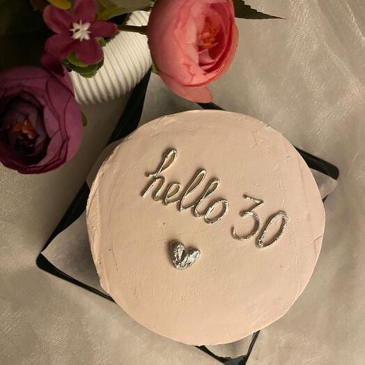 Бенто торт Hello 30