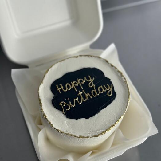 Pastel de Bento "Happy Birthday"