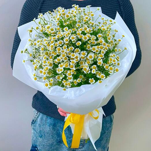 Букет с ромашками