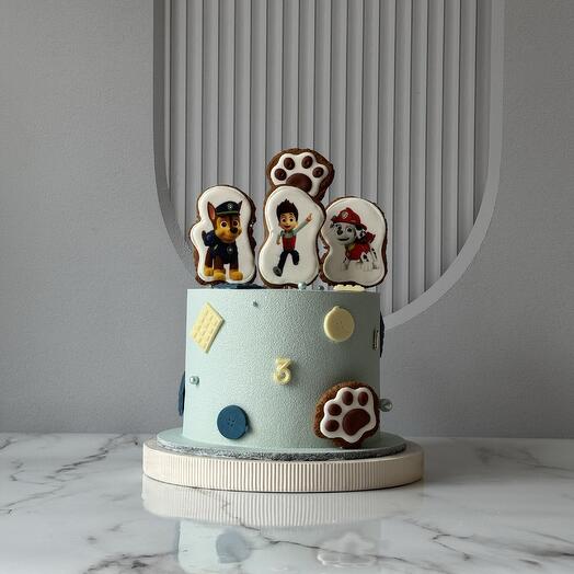 Pastel de patrulla canina