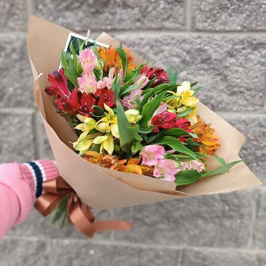 Bouquet of alstroemeria