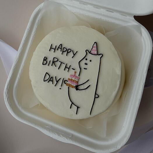 Бенто с мишкой С днем рождения Happy birthday