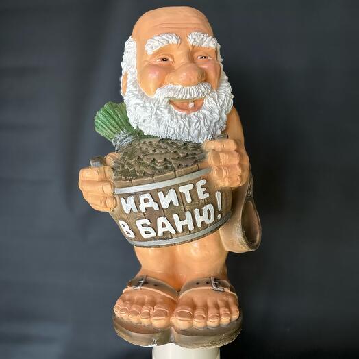 Садовая фигура Банщик
