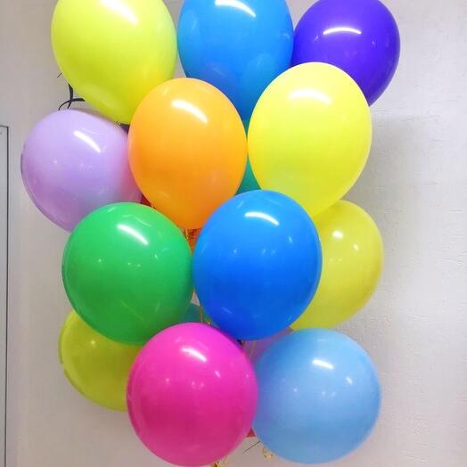 Сет из 15 ярких шаров