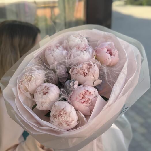 Розовые зефирки-пионы 💗
