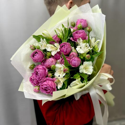 Букет пионовидная Роза 🌹