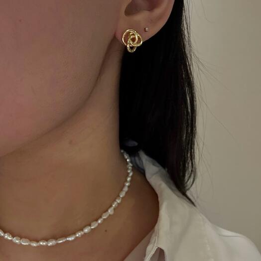 Серьги Узелки