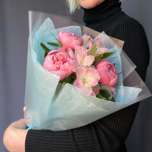 HIT🌸пионы и альстромери