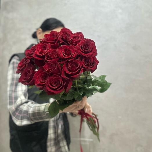 Букет из 15 красных роз ️💞