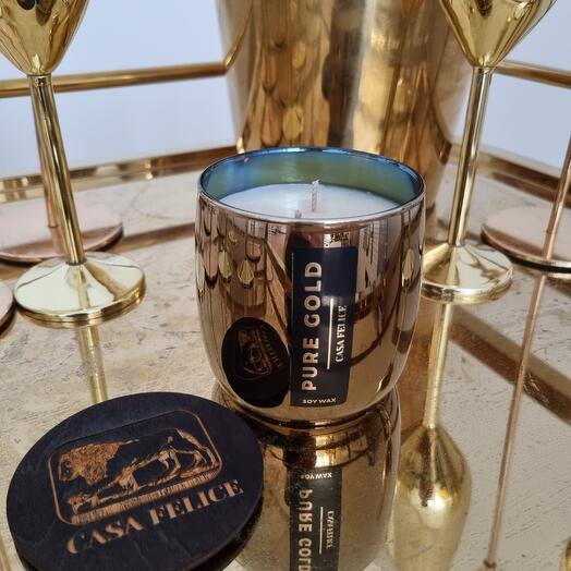 Свеча PURE GOLD ароматическая