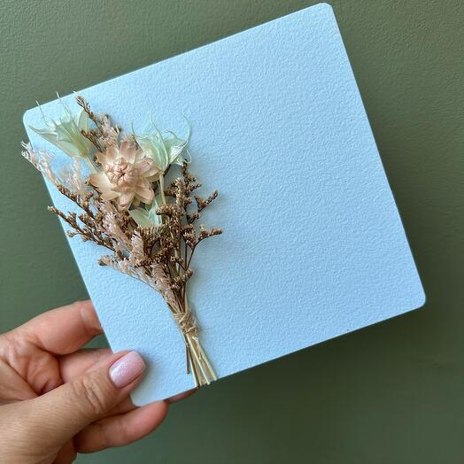 Открытка большая с ароматом эфирных масел