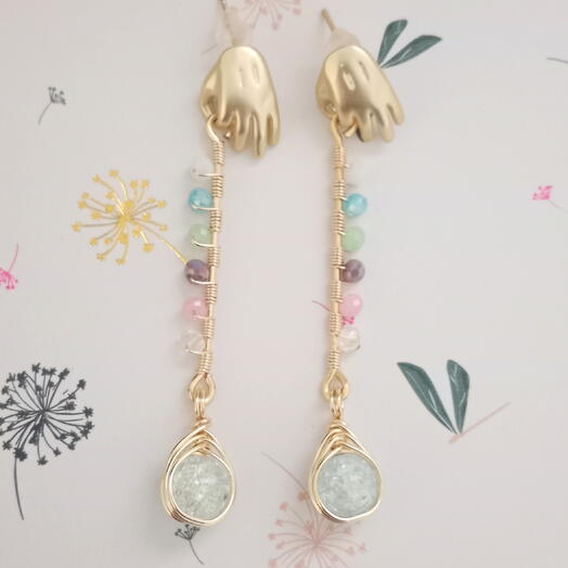 Серьги «Чудотворная рука»