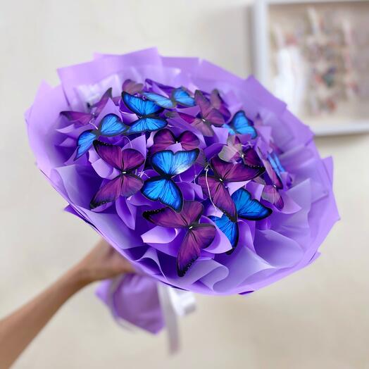 Светящийся букет из 21 бабочки🦋