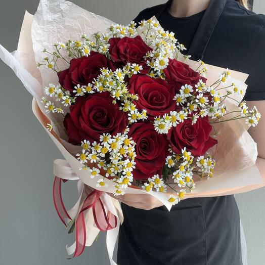 Bouquet 128(с добавлением ромашки)