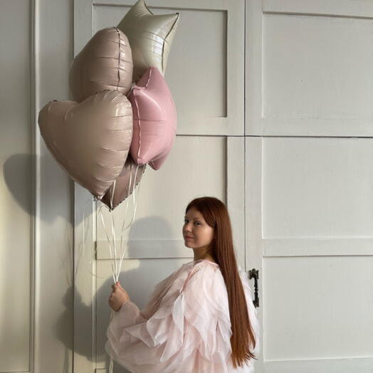 Сет из 5 фольгированных шаров