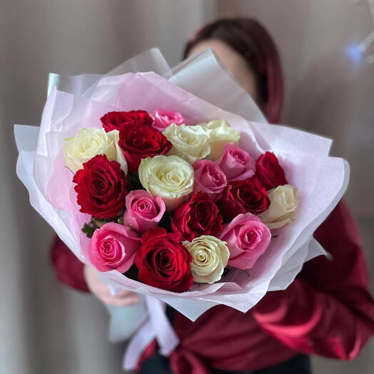🌷Букет из 19 шт. "Поздравляю"