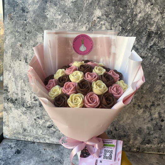 55. Шоколадные цветы