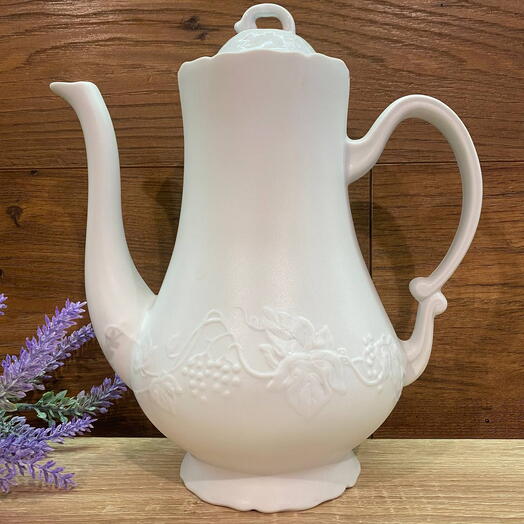 Кофейник фарфор белый V=1300 мл