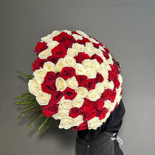 101 Роза Эквадор 70 см