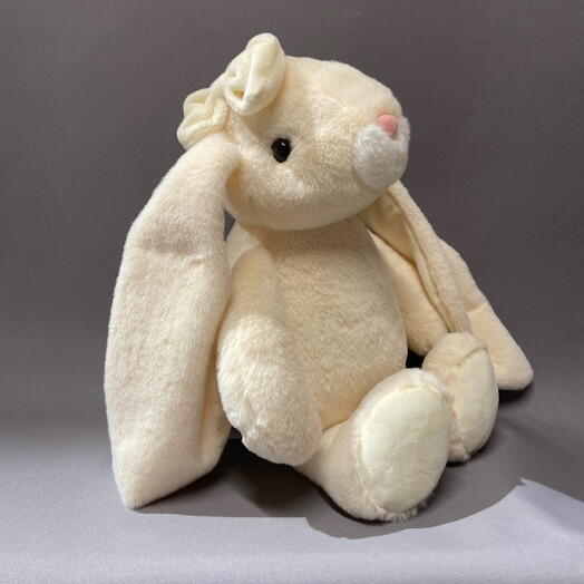 Мягкая игрушка зайка 🐰, заяц молочный , бежевый