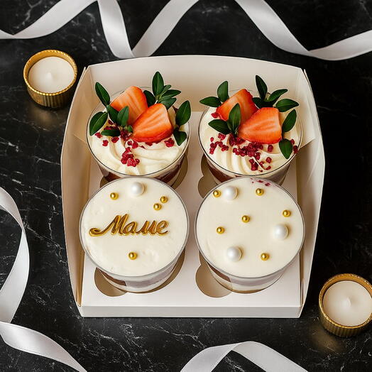 A trifle of 4 pieces