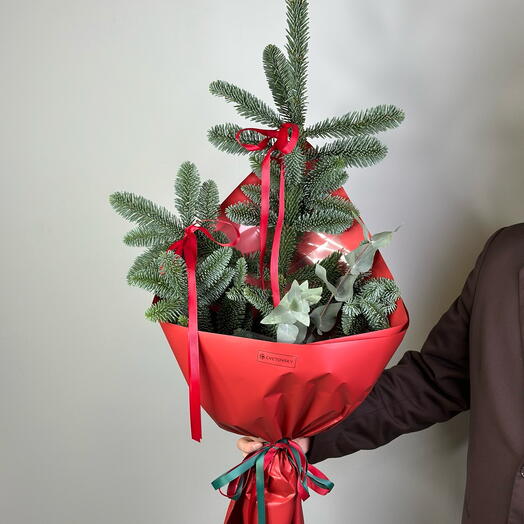 Букет Зимний подарок с нобилисом