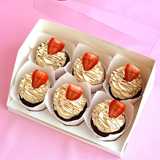 Капкейки «Сникерс»