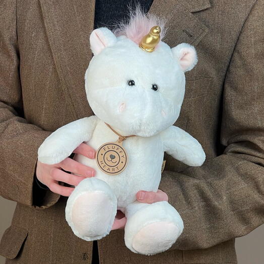 Мягкая игрушка единорожка Флаффи