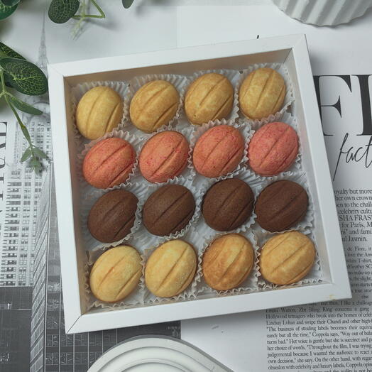 Орешки с 3 начинками (Банан-нутелла, Кокос, варёная сгущенка) 🌟16шт