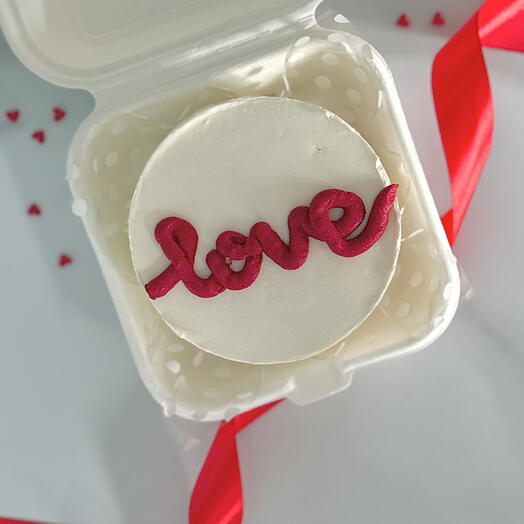 Бенто торт love
