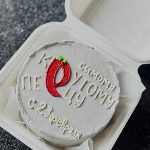 Бенто торт самому крутому перцу на 23 февраля, папе, мужу, брату, коллегам, парню, день защитника отечества